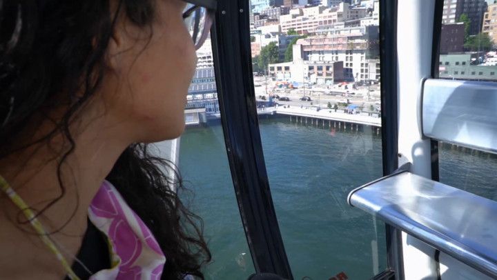 Girl Caught Giving Head on Ferris Wheel