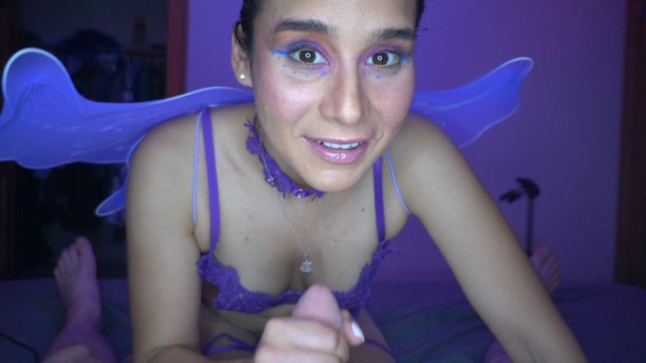 POV Fairy Sucks Dick With Eye Contact