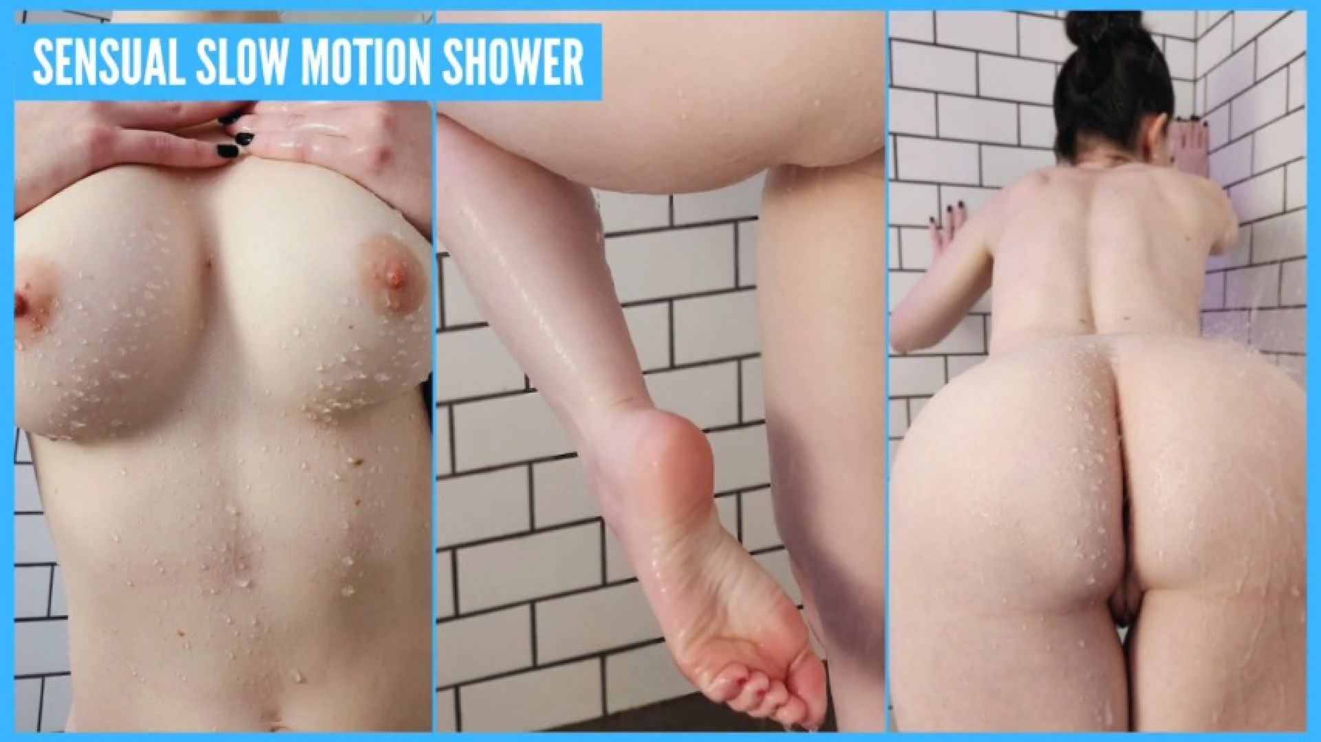 Sensual Slow Motion Shower