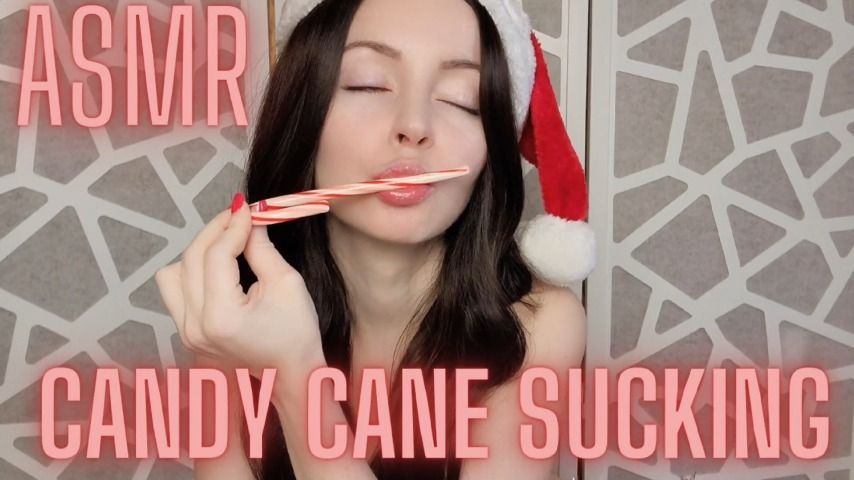 ASMR - Candy Cane Sucking