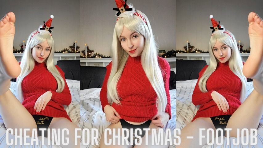 Cheating For Christmas - Footjob