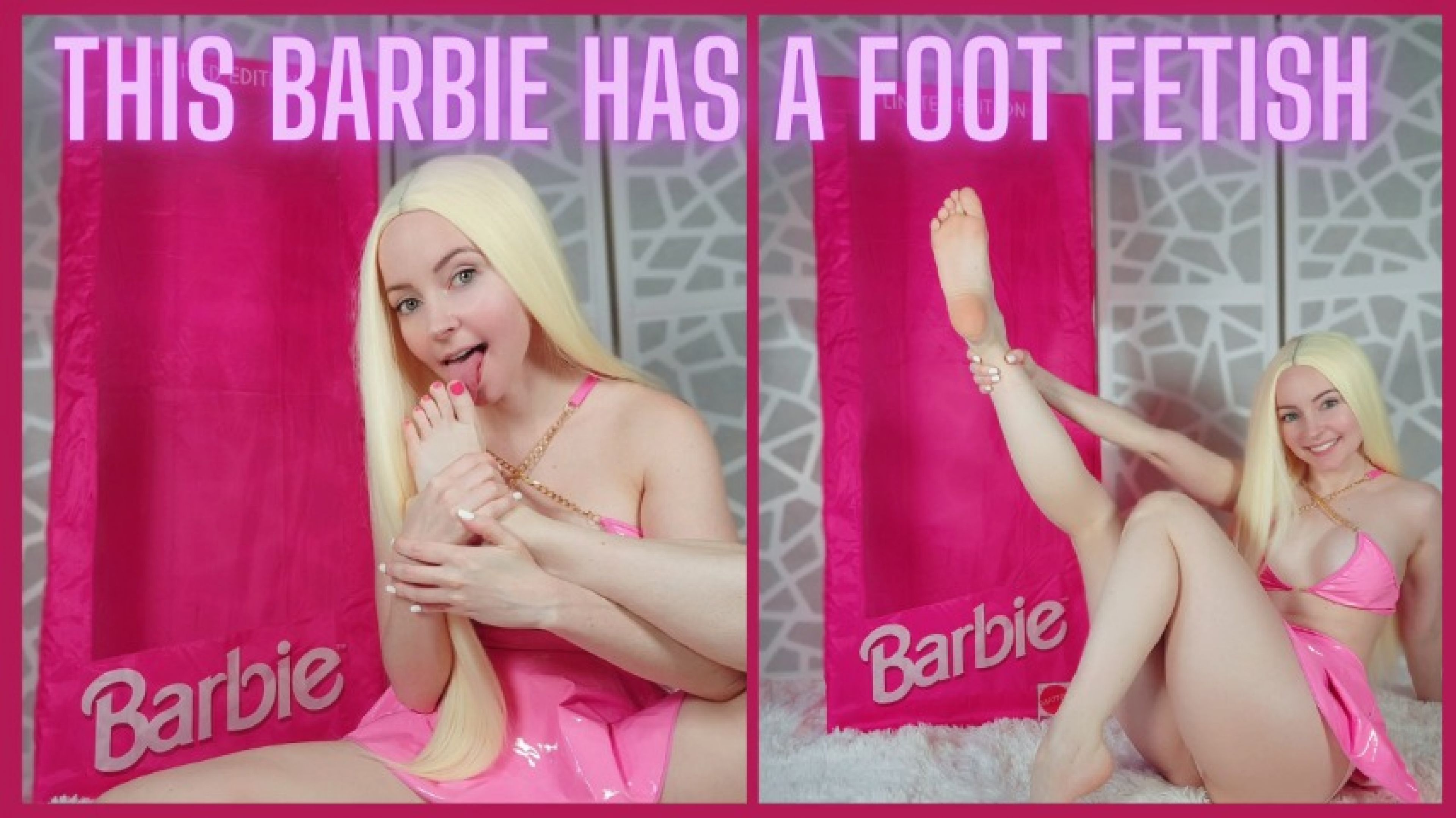 This Barbie Has A Foot Fetish