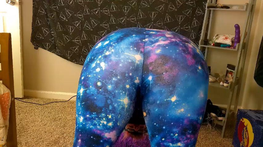 Peeing Leggings and Thong During Yoga