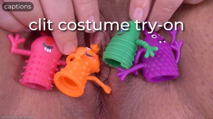 clit costume try-on