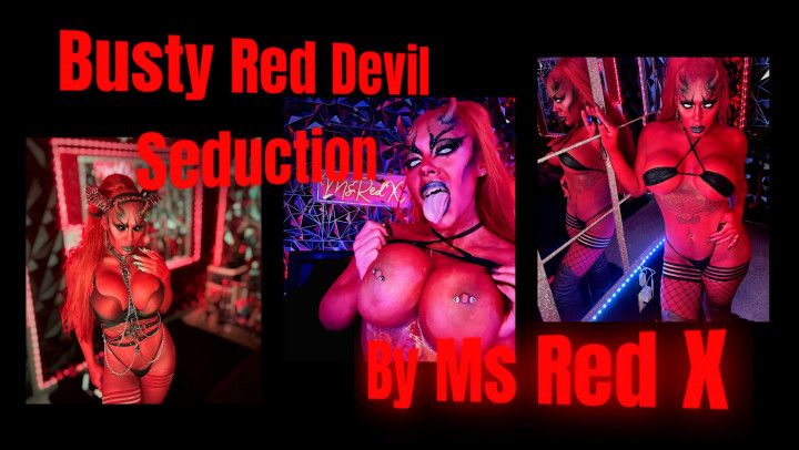 Busty Red Devil Seduction