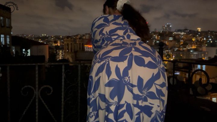 Farting On The Balcony With a City View