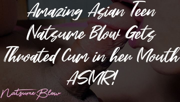 Amazing Asian Teen Natsume Blow Gets Throated