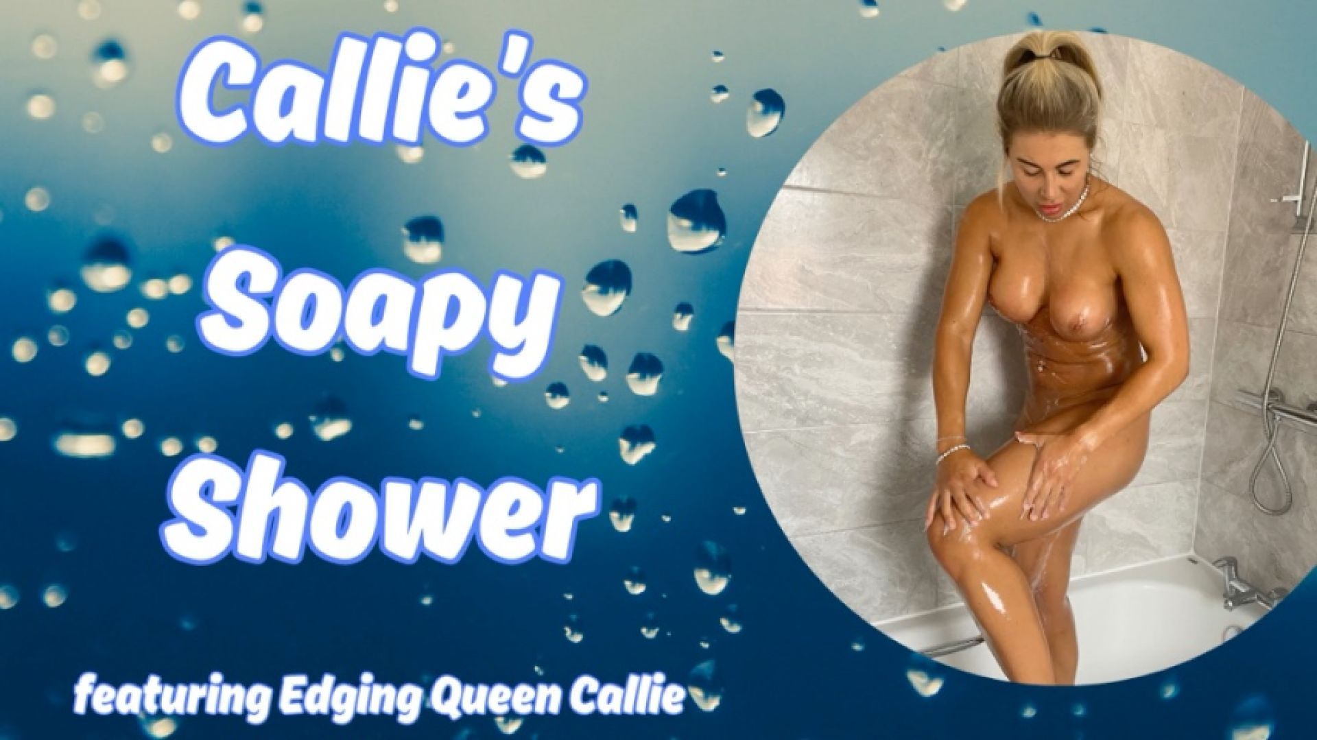 callies soapy shower cleaning the bath tub