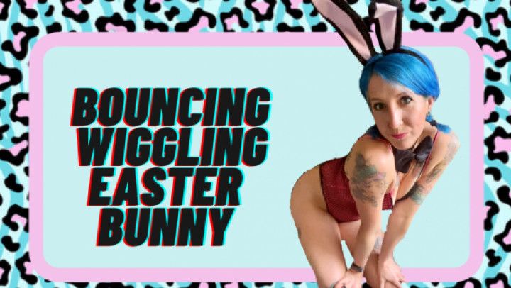 Bouncing Wiggling Easter Bunny