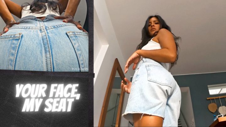 Your face is nothing but a seat II - Mistress Enola - Denim