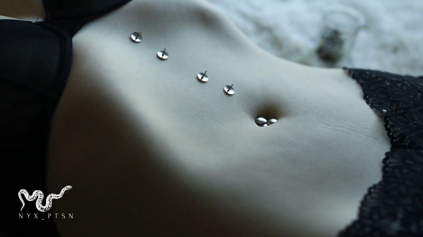 sadistic thumbtack navel orgasms