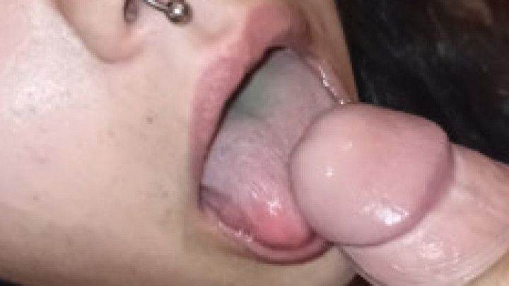 Blowjob and footjob hard