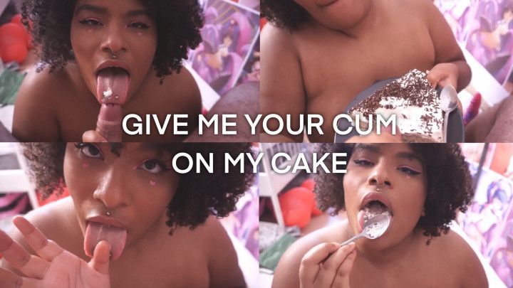 Give me your cum on my cake B-day party PT2