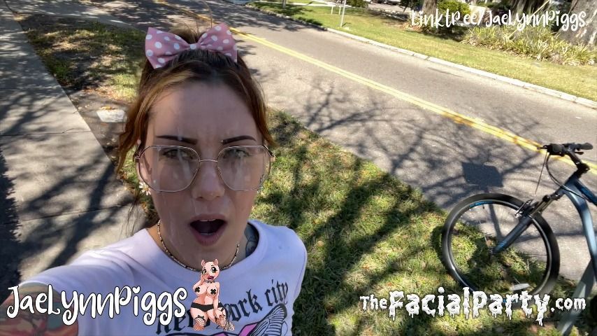 JaeLynn Piggs FIRST EVER CUM WALK