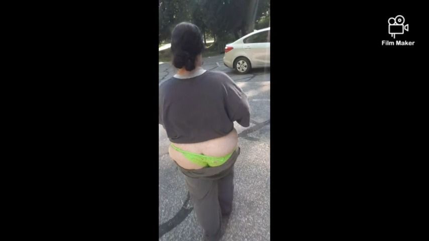 Nephew walking trip buttcrack