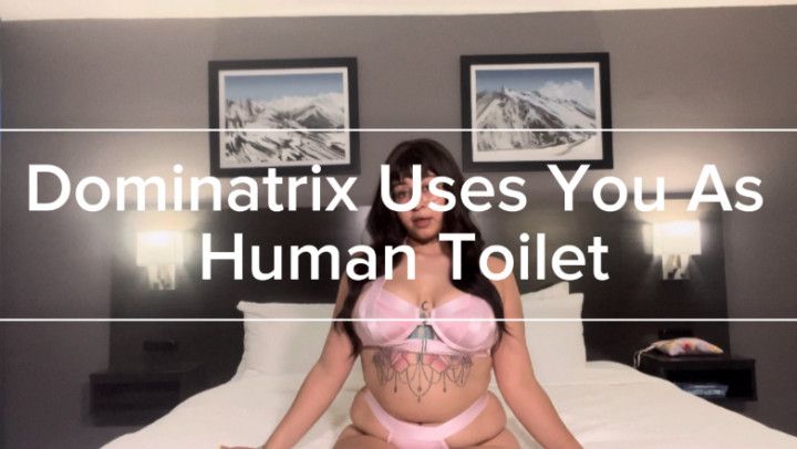 Dominatrix Uses You as Human Toilet