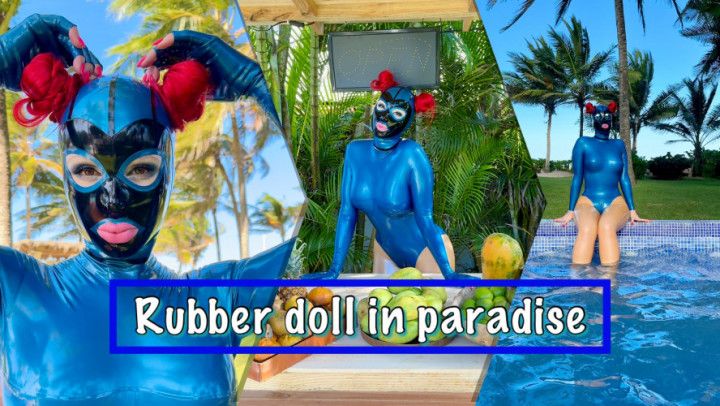 Rubber doll in paradise