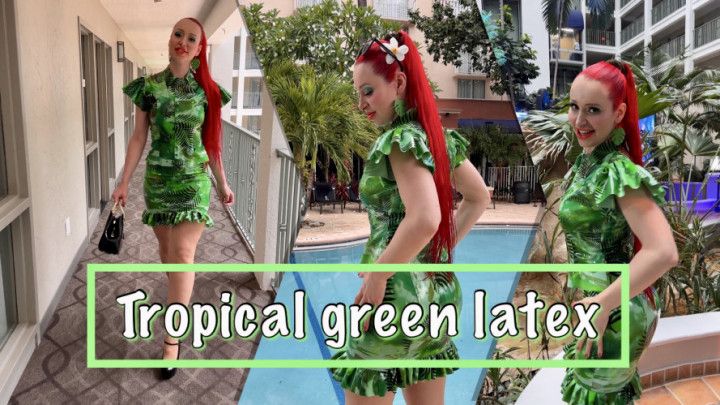 Tropical green latex