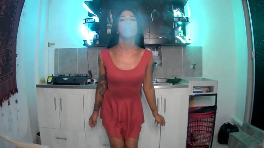 smoking and dancing relaxed