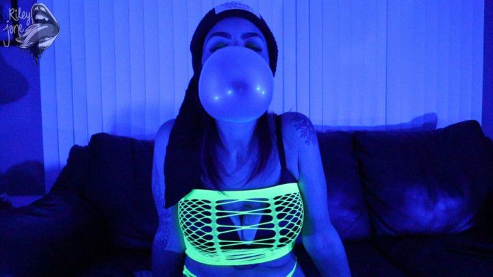 Rolling Rave Bunny Blows Bubbles