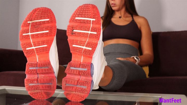 Sweaty Feet in Gym Sneakers HD