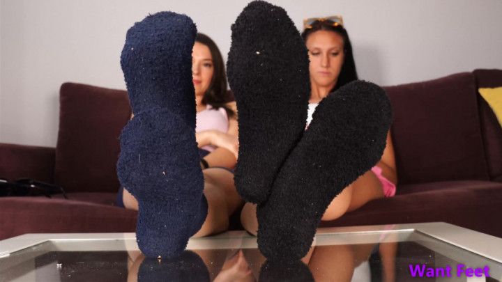 Sisters in Fuzzy Socks HD