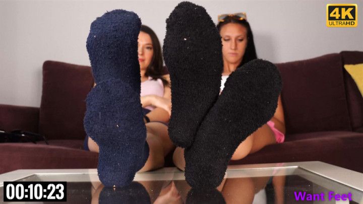 Sisters in Fuzzy Socks 4K