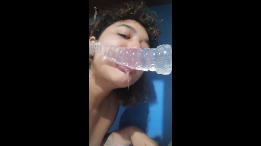 Sloppy Tentacle Dildo Blowjob