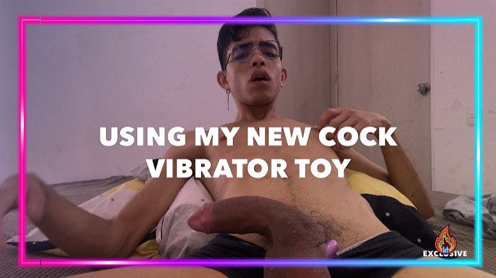 USING MY NEW COCK VIBRATOR TOY - EXCLUSIVE