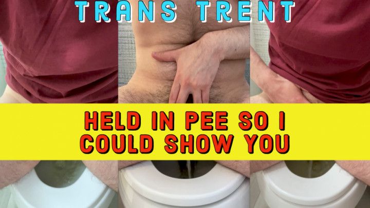 Held In Pee So I Could Show You FTM