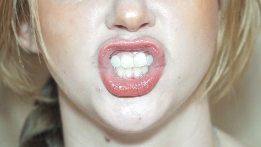 Dewy Lip Fetish Mouth Forming