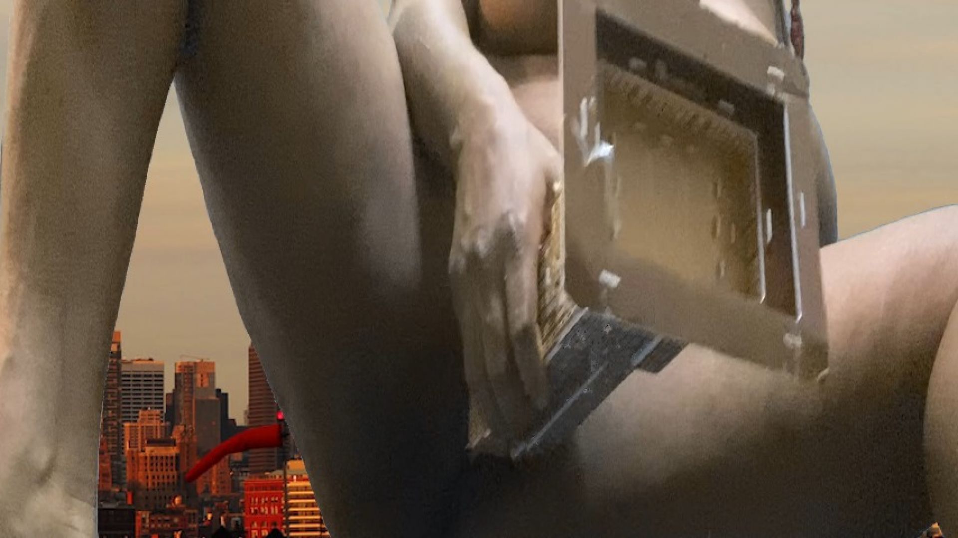 Giantess has Sex with Tall Buildings