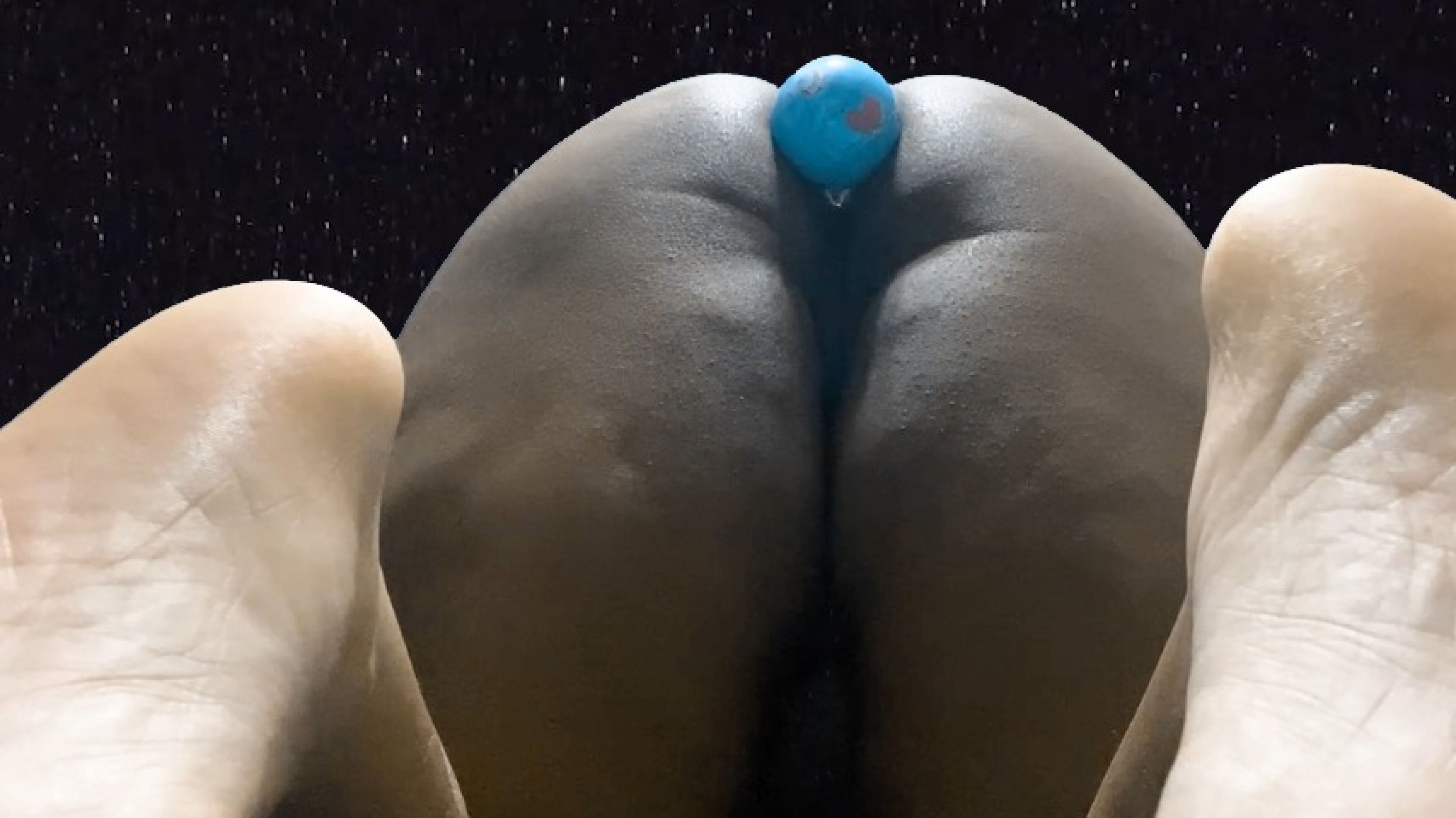 tiny world lodged between giantess ass cheeks