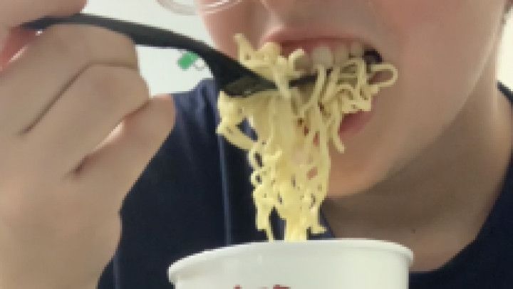 Eating Ramen