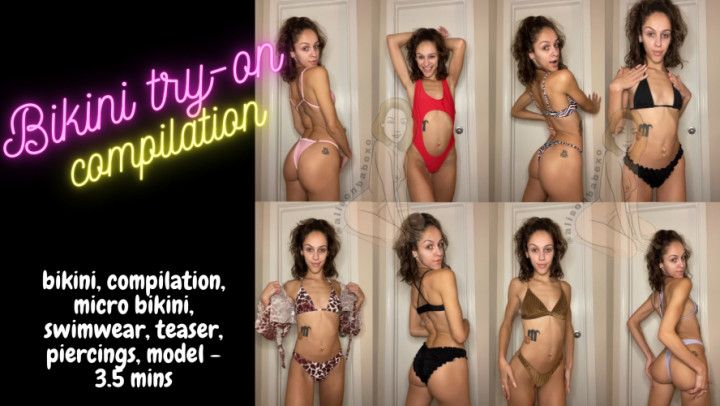 Bikini try-on compilation