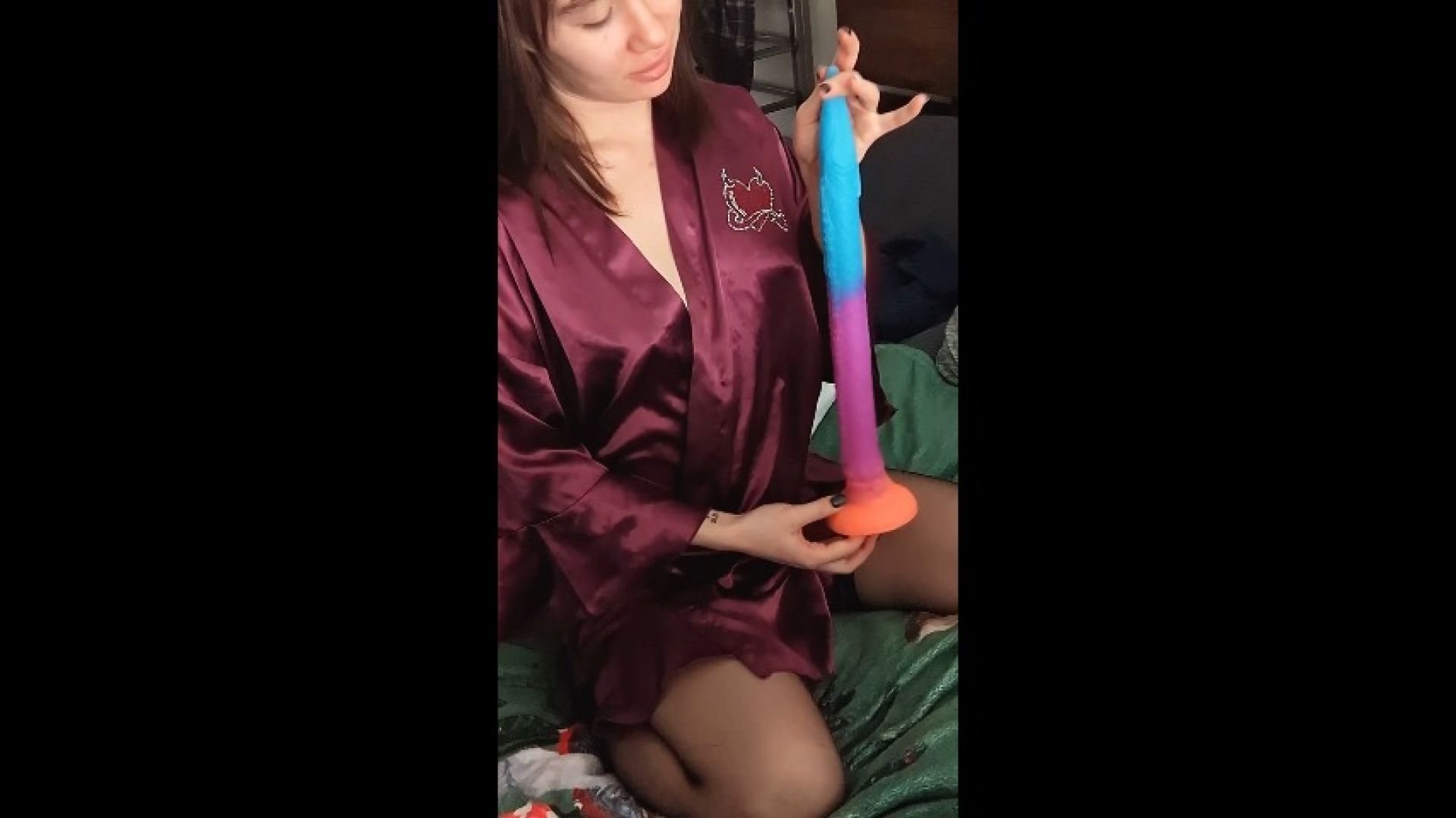 Starting Anal Depth Training with an 18 Inch Tentacle