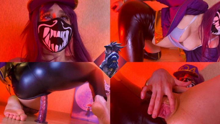 4K Akali KDA cosplay LoL