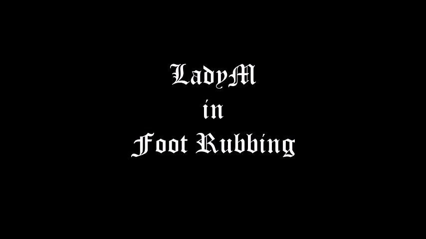 Foot Rubbing