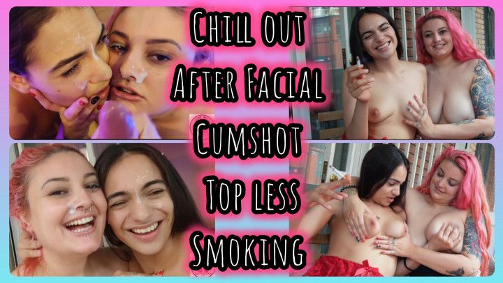 SMOKING GIRL BOOBS PLAY AFTER FACIAL CUM ON FACE PUBLIC