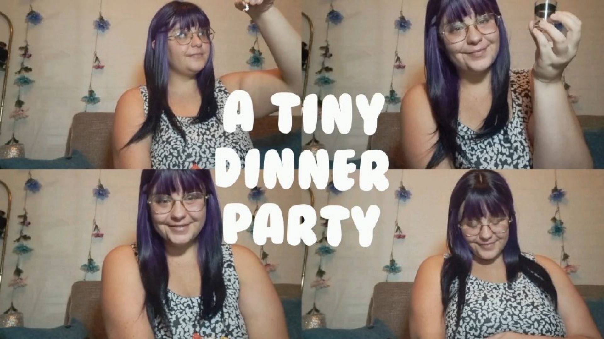 A tiny dinner party