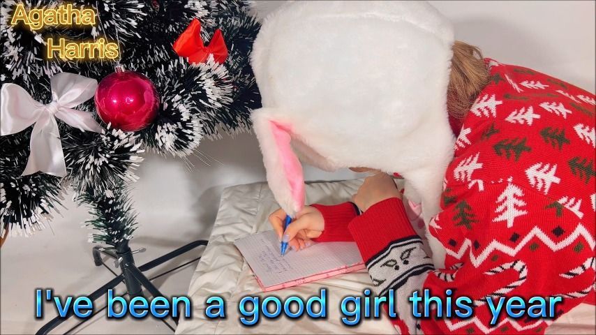 I gave Santa a gift, twice creampie