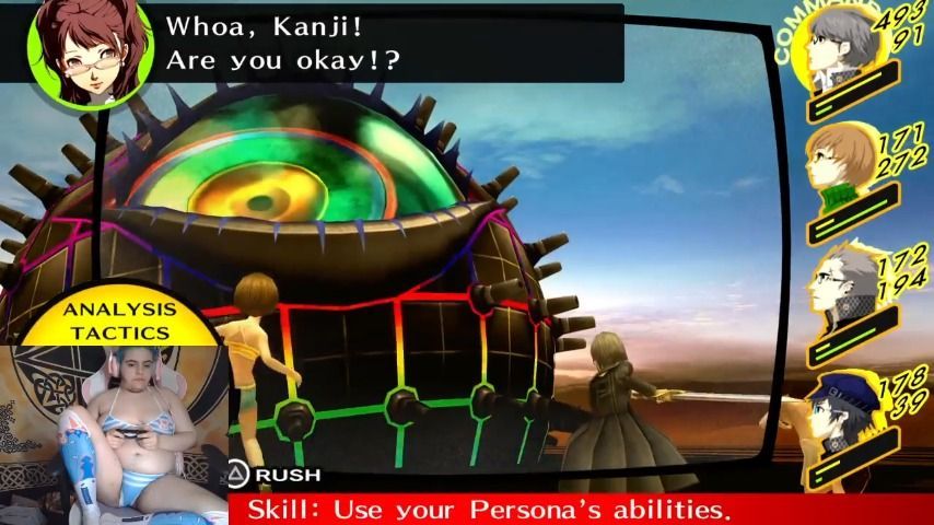 Persona 4 golden fighting god