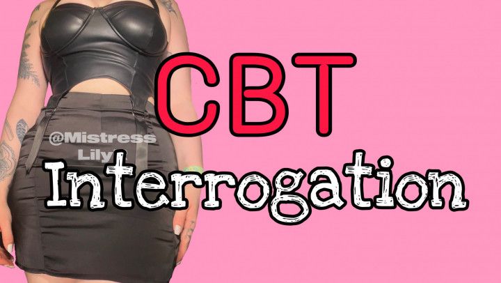 CBT Interrogation