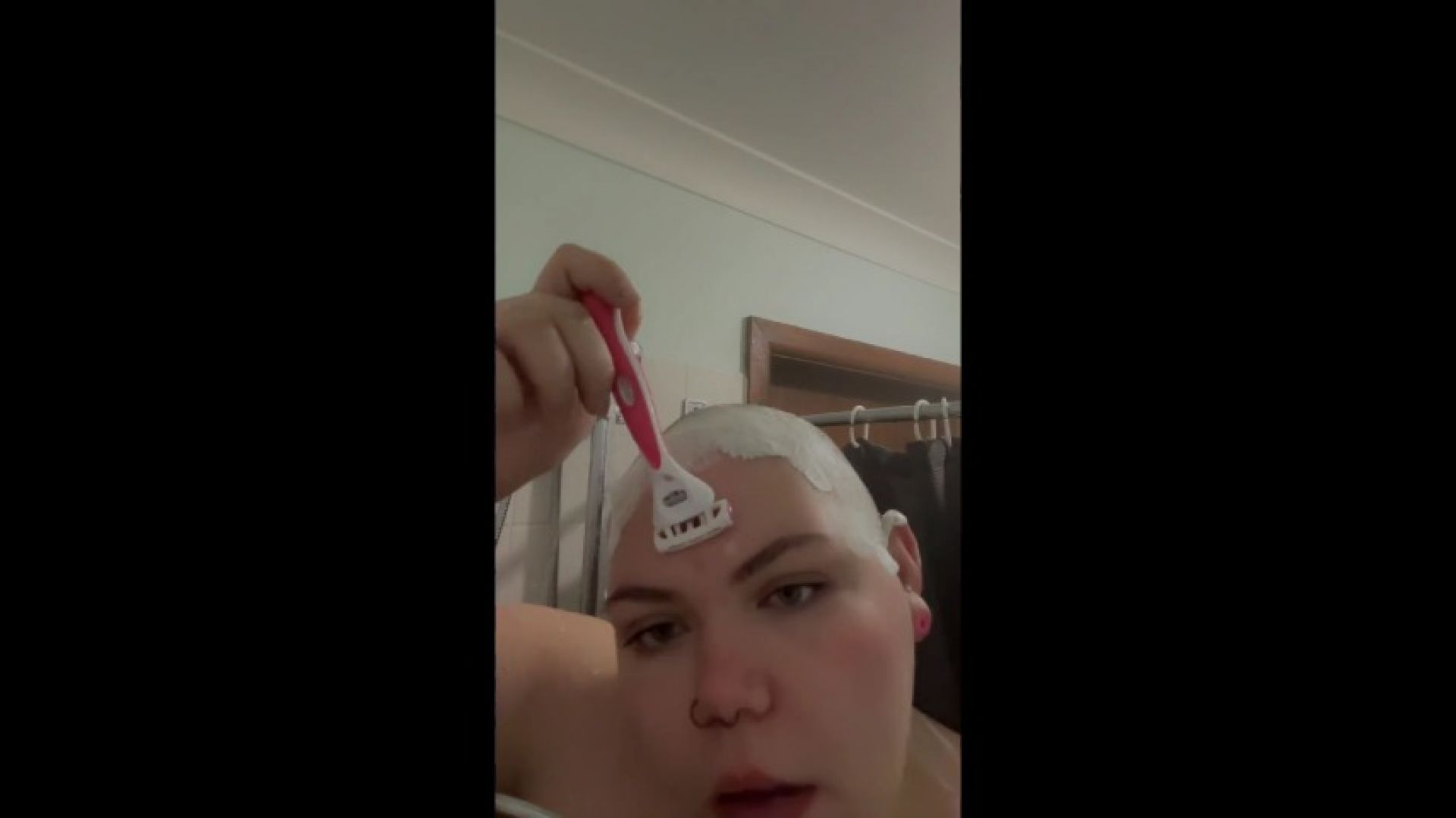 Shaving My Head BALD In The Shower