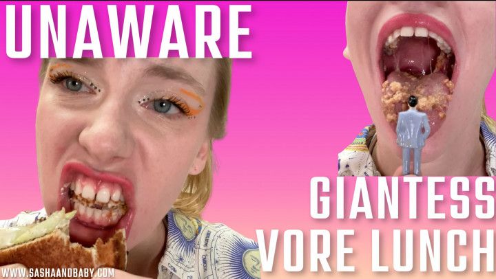 Unaware Giantess Has an Unexpected Lunch Guest EATING VORE