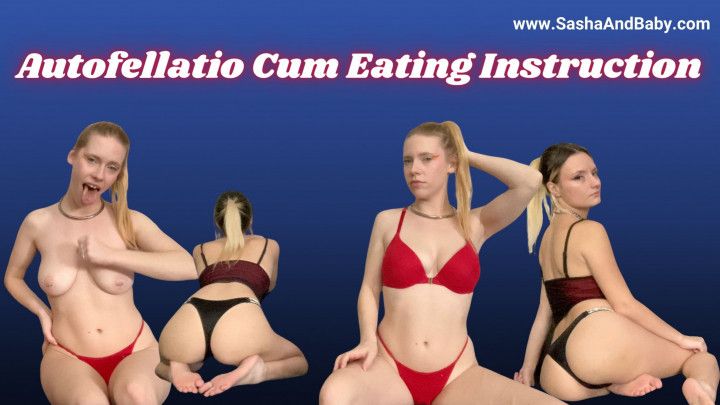 Autofellatio Cum Eating Instruction JOI Dirty Talk Countdown