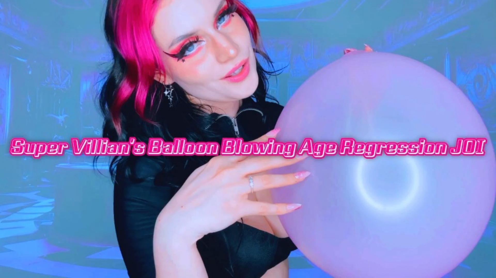 Super Villains Balloon Blowing Age Reverting JOI