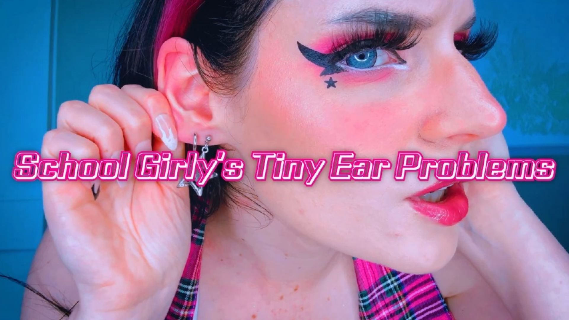 School Girlys Tiny Ear Problems
