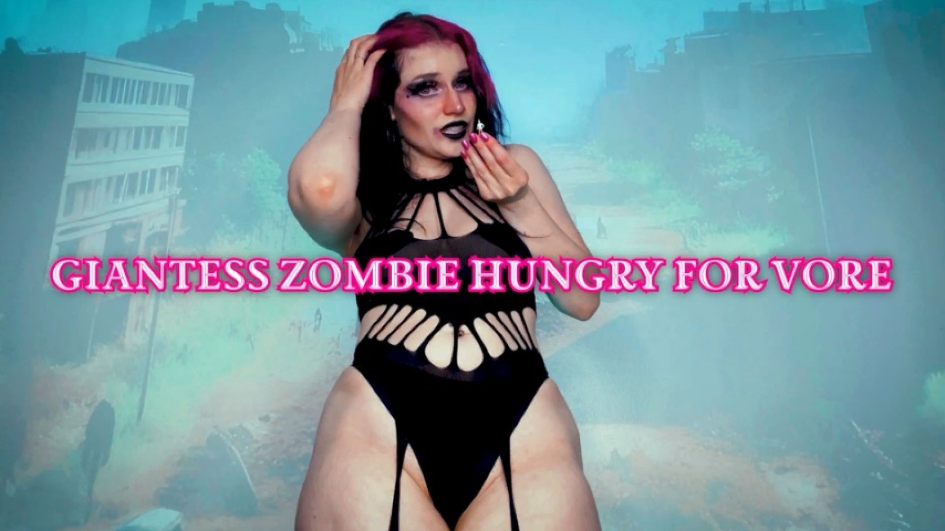 Giantess Zombie Hungry for Vore