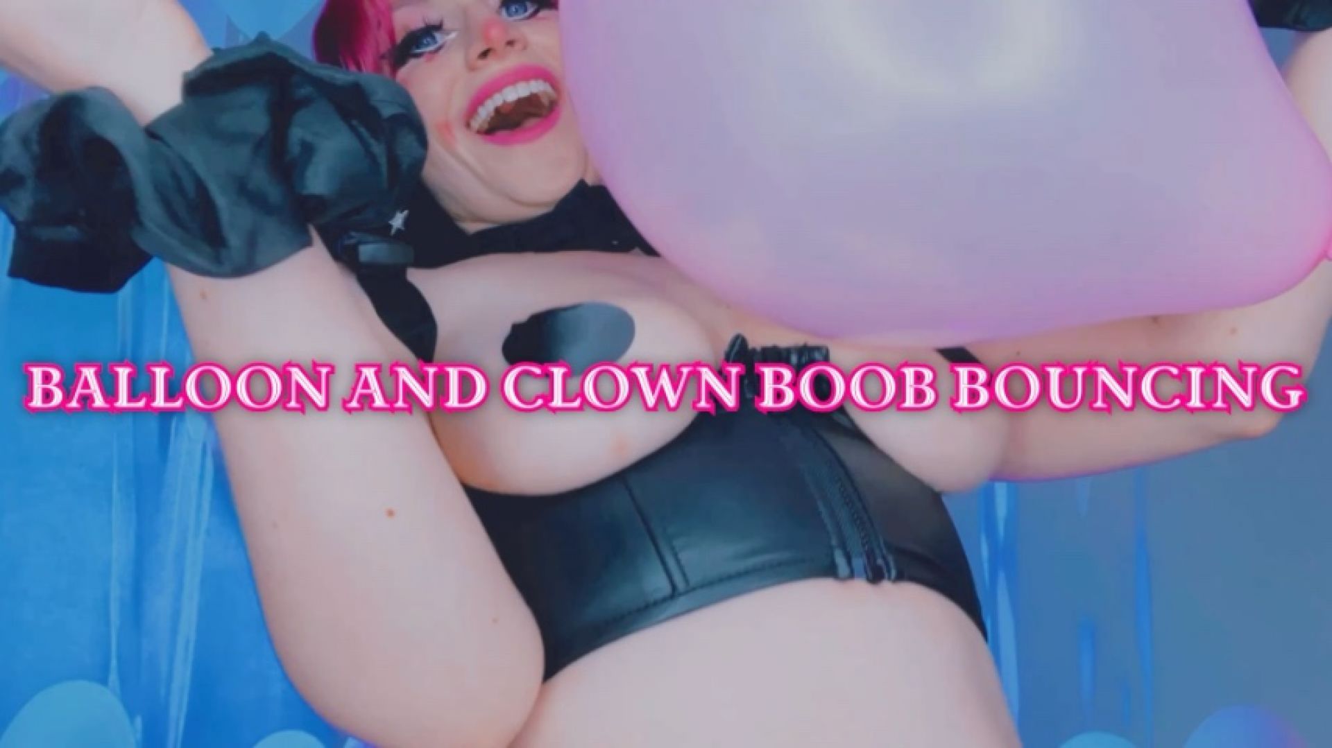 Balloon and Clown Boob Bouncing